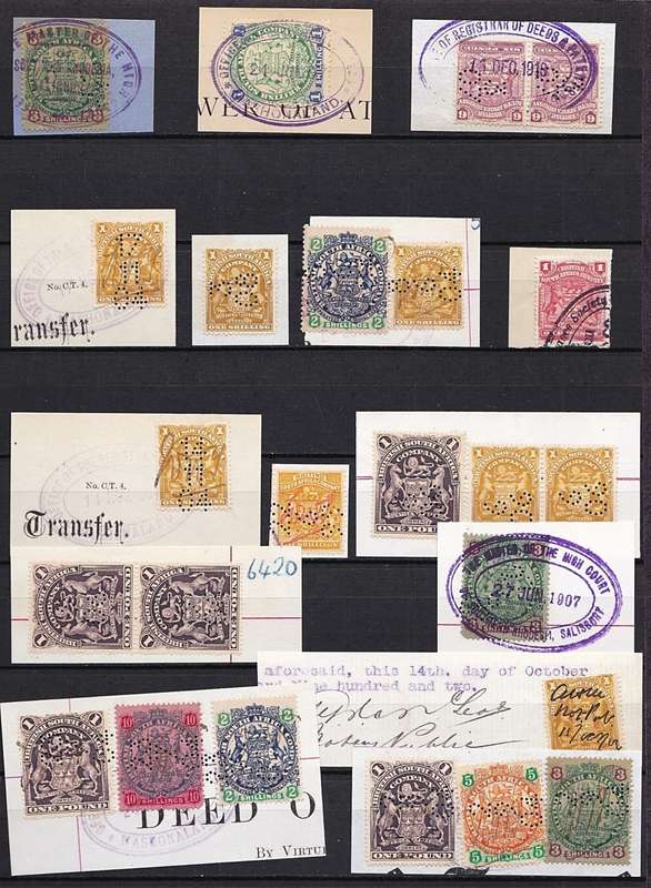 Large Selection of BSAC High Values Used Fiscally on Piece - Nice Study Group