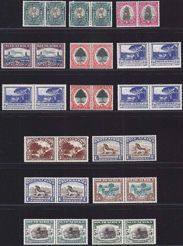 1947/54 Union Full Fresh UMM(**) Screened Pictorial Set + Most Varieties/Shades @ CV  R6,595