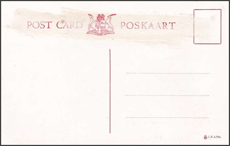 Rare Union Postcard - Inscribed National War Fund, Pinelands & Jan Smuts: `Peace Thro` Victory`