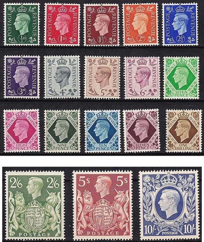 1937 GB KGV Full MM(*) Set + 1939 KGVI High Values S/Set  @ CV  R3,600+