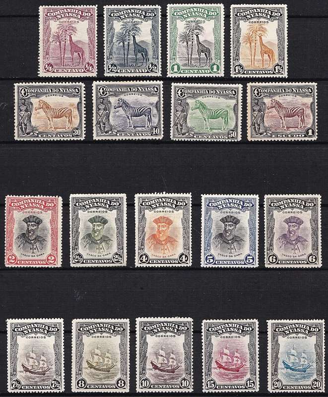 1921 & 1924 Nyasa Company Mint(*) Sets  @ CV  R2,000+