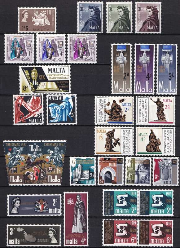 Malta MM(*) Selection from 1949 to More Modern