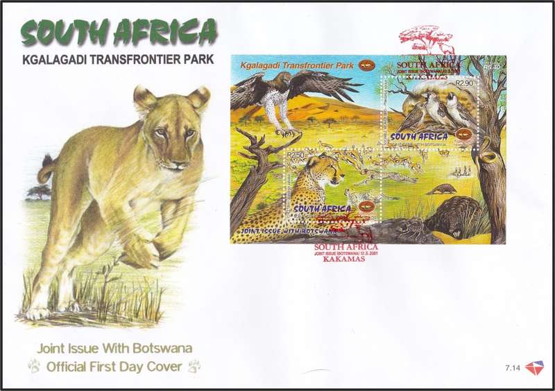 2001 RSA FDCs No.7.8-7.35 Selection @ CV  R1,478