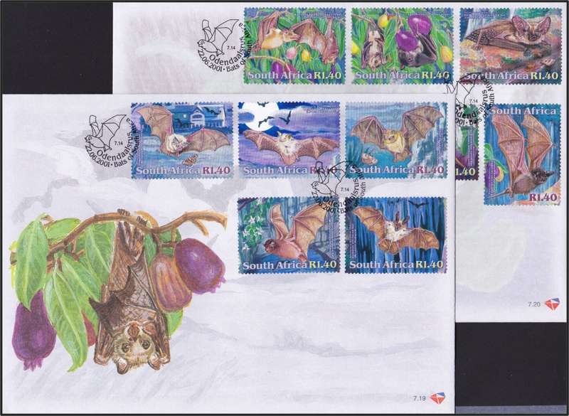 2001 RSA FDCs No.7.8-7.35 Selection @ CV  R1,478