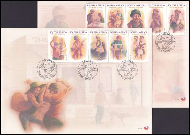 2002/3 RSA FDCs No.7.36-7.66 @ CV  R2.254