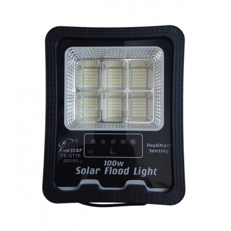 Solar-Powered 100W Flood Light