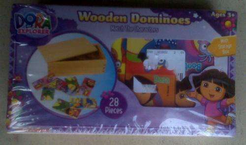 DORA THE EXPLORER WOODEN DOMINOES NEW& SEALED
