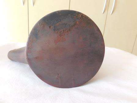 A.C. WELLS & CO UNBREAKABLE STRENGTH & DURABILITY NO 18 CAST IRON OIL/FLARE LAMP