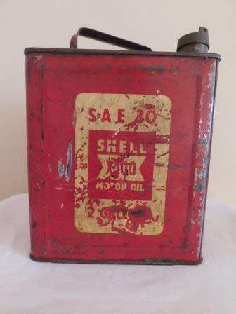 SAE 30 SHELL X100 MOTOR OIL 2 GALL CAN