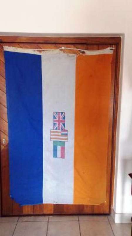 OLD SOUTH AFRICAN CEREMONIAL FLAG