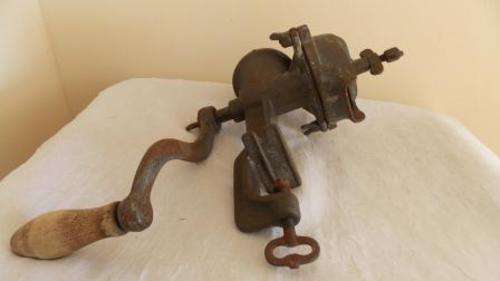 VERY RARE CAST IRON COFFEE GRINDER HUSQVARNA NO 667 RELIANCE MADE IN SWEDEN
