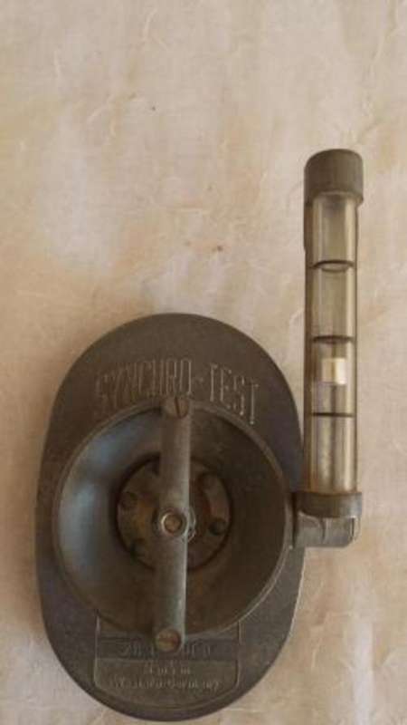 SYNCHRO TEST MOTOMETER CARBURETOR BALANCER