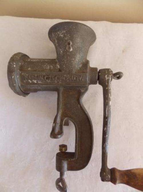 VINTAGE MEAT MINCER NO 8 MADE IN FILAKOVO CZECHOSLOVAKIA