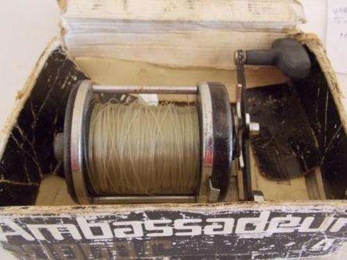 VINTAGE AMBASSADEUR 1000C 4 ABU DEEP SEA FISHING REEL 2 SPEED