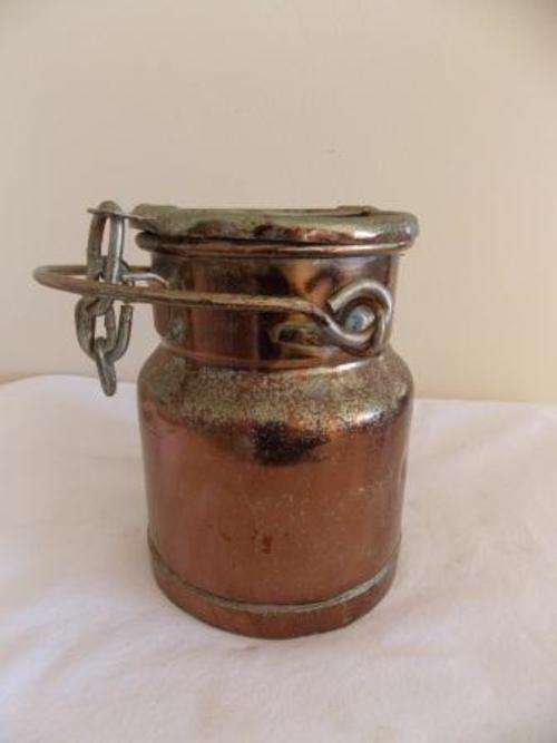 MILK CAN 1/2 GAL COPPER COATED