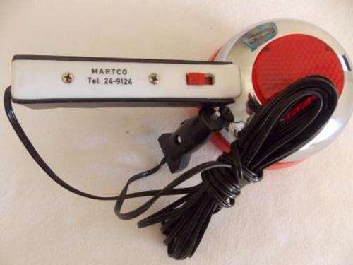 HAND-HELD CAR SPOTLIGHT WITH SAFETY REFLECTOR