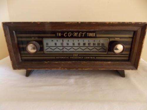 RETRO VALVE RADIO FM COMET TUNER