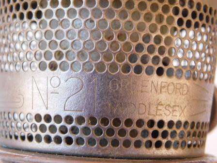 ALADDIN NO 21 LAMP GREENFORD MIDDLESEX