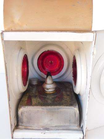 METALIX CONSTRUCTION SIGNAL TRAFFIC LANTERN - BURNER INCLUDED