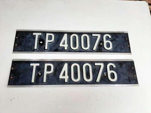 2 Old Pretoria number plates