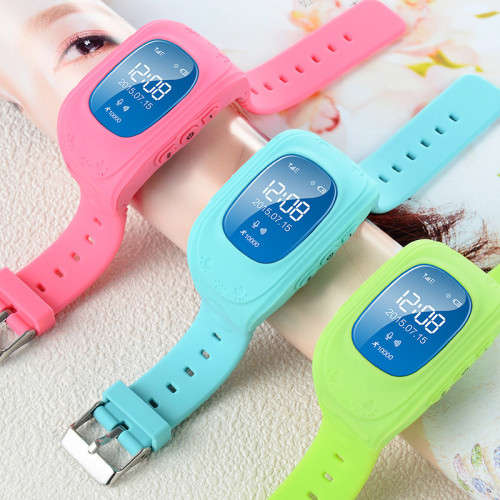 *LOCAL STOCK* Anti-Lost Smart Watch GPS Tracker SOS Security Alarm Monitor for Kids Baby BLUE
