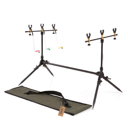 Adjustable Retractable Carp Fishing Rod Pod Stand Holder Folding Pole