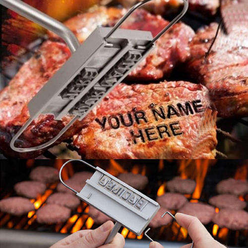 *local stock* Changeable 55 Letters Barbecue BBQ ID Branding Iron Tools