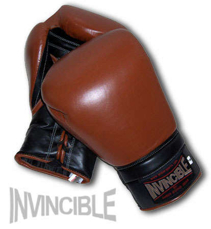 Invincible - Red Boxing Bag and Gloves