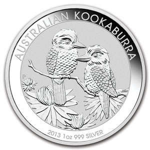AUSTRALIAN SILVER KOOKABURRA 1 oz (2013)