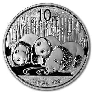 CHINESE SILVER PANDA 1oz (2013)