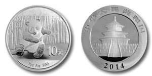 ### JUST ARRIVED: 2014 1 oz Chinese Silver Panda ###