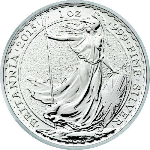 2015 1 oz British Silver Britannia Coin (BU)