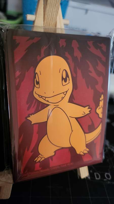 Pokemon card sleeved- Chamander