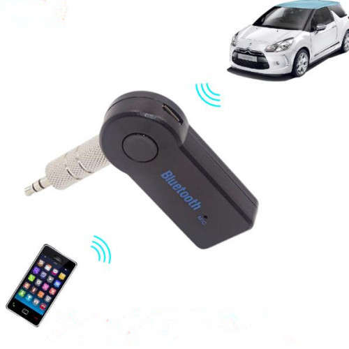 Universal 3.5mm jack Bluetooth Car Kit Hands free Music Audio Receiver Adapter Auto AUX Kit for Spea