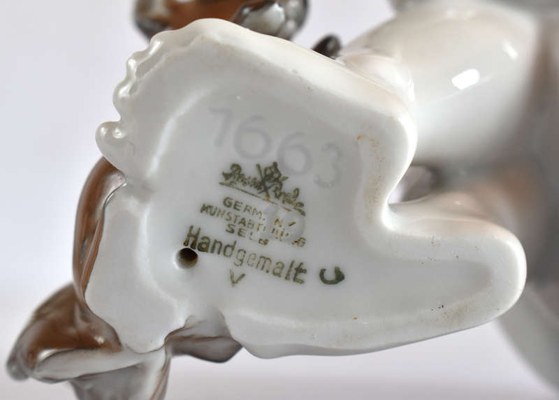 Rosenthal Germany Porcelain Figurine - Boy with Squirrel #1663