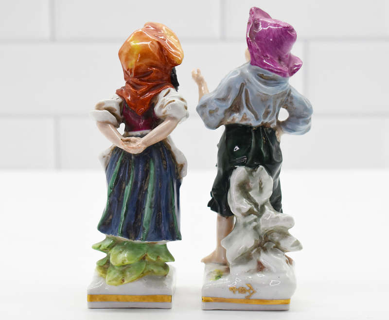 Lovely Pair of Ernst Bohne Söhne (Germany) porcelain.