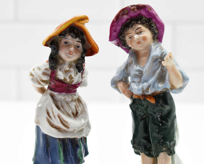 Lovely Pair of Ernst Bohne Söhne (Germany) porcelain.