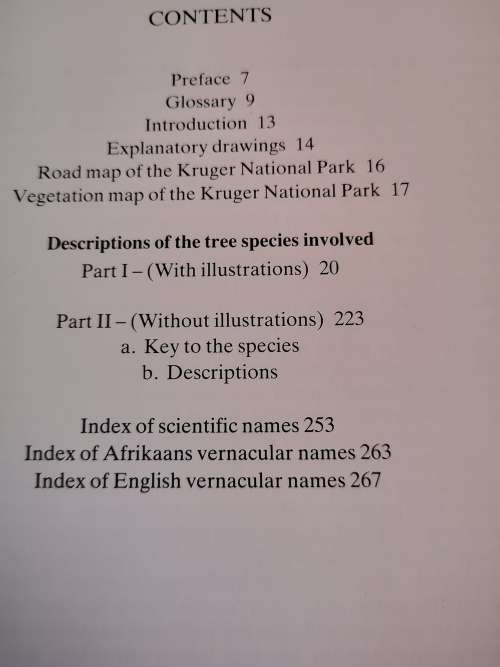 Field Guide to The Trees of The Kruger National Park by Piet van Wyk