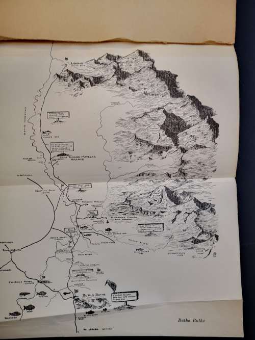 BASUTOLAND : PICTORIAL ROUTE MAPS ```SCARCE```