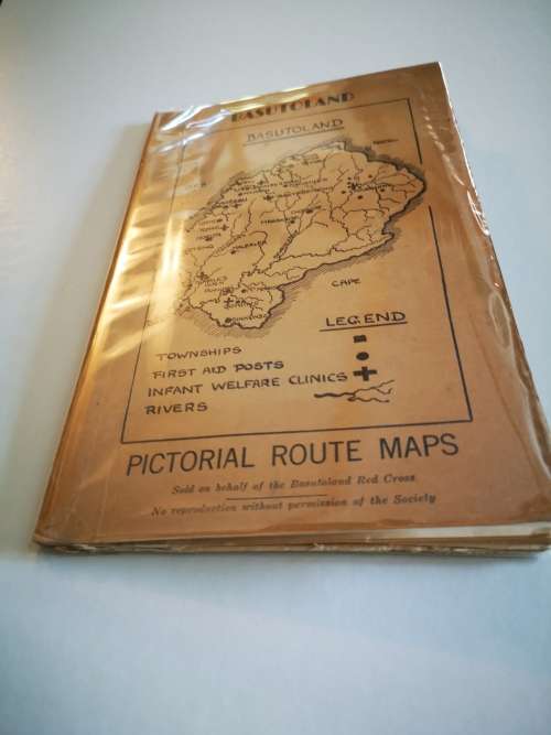 BASUTOLAND : PICTORIAL ROUTE MAPS ```SCARCE```