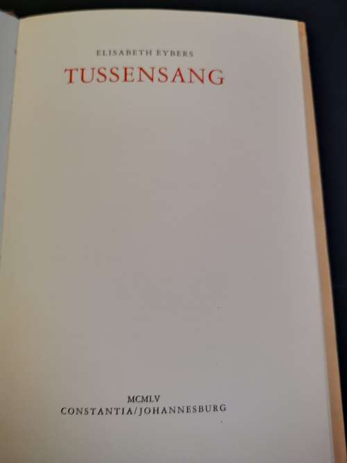 Tussensang deur Elisabeth Eybers