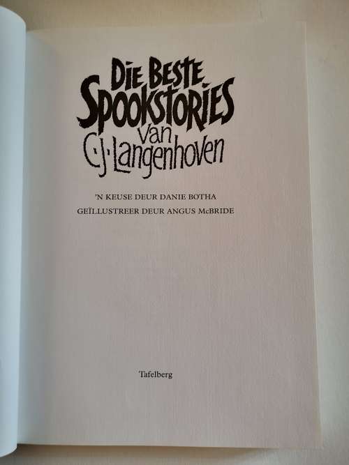 Die Beste Spookstories van C. J. Langenhoven deur D. Botha