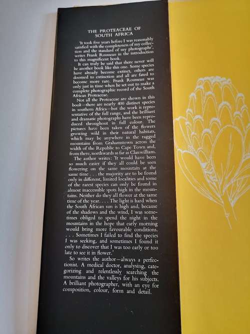 The Proteaceae of South Africa by Frank Rousseau