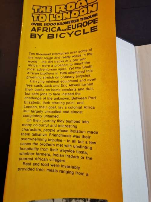 The Road to London by Eric Atwell with forward by Athol Fugard ``SIGNED``