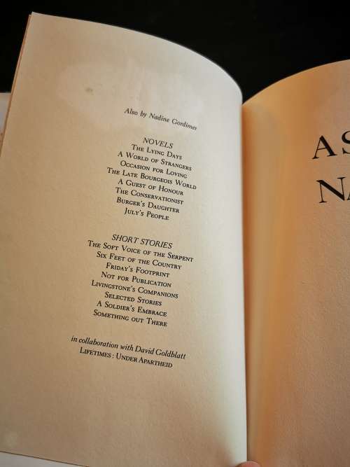 A Sport of Nature by Nadine Gordimer
