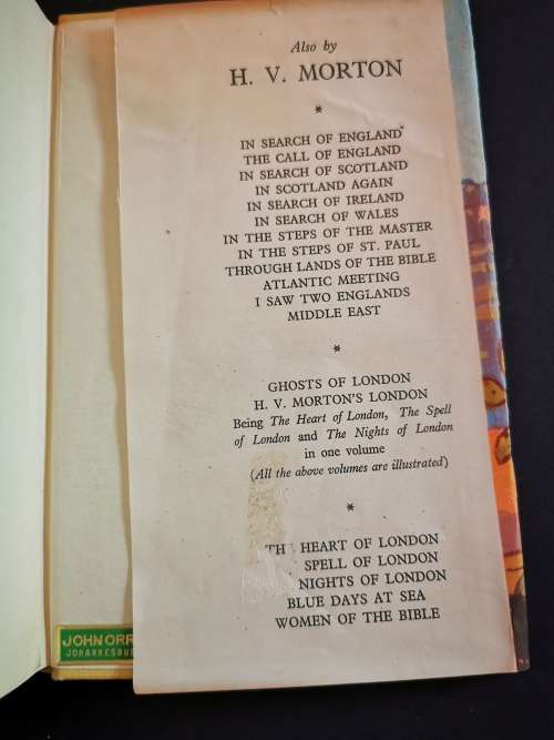In Search of South Africa by H.V. Morton