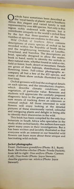 Wild Orchids of Southern Africa by Joyce Stewart and H.P. Linder