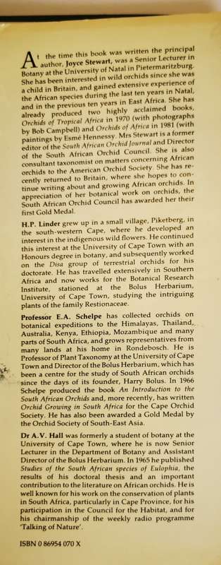 Wild Orchids of Southern Africa by Joyce Stewart and H.P. Linder