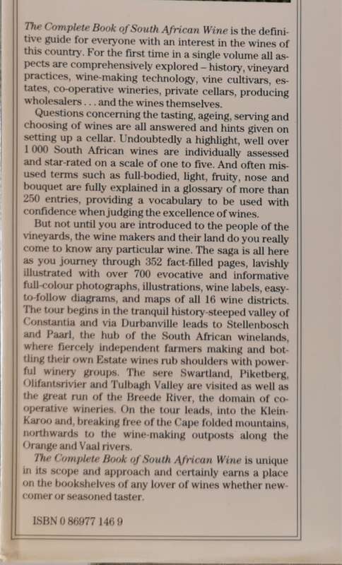 The Complete Book of South African Wine by John Kench, Phyllis Hands and David Hughes