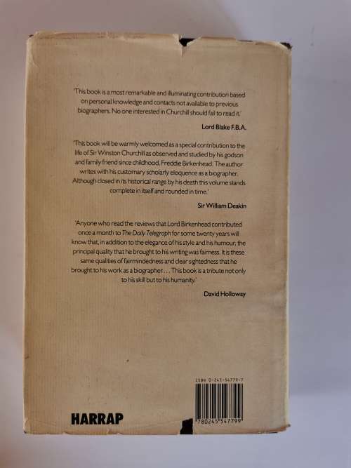 CHURCHILL 1874-1922 by godson Earl of Birkenhead (ed) Sir John Colville